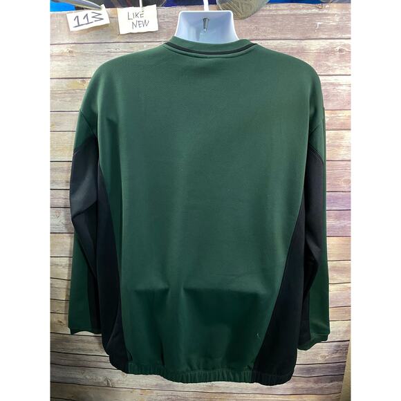 Nike Golf Shirt Mens XL Green Long Sleeve Dri Fit Pullover Sweater - Picture 2 of 10